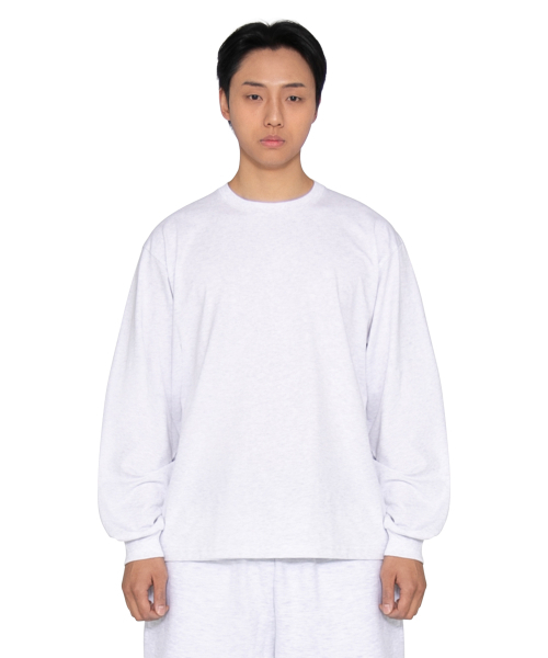 DURTの「DAILY LONG SLEEVE TEE (LIGHT GREY)（Tシャツ/カットソー・レディース・その他・MEDIUM/X-LARGE/SMALL/LARGE）」の2枚目の写真