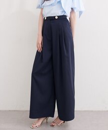 natural couture | 〈canami〉金釦タックワイドパンツ(その他パンツ)