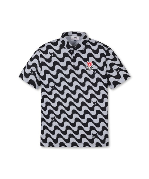 WAAC(ワック)の「MENS WAVE WAACKYポロ(ポロシャツ・メンズ・オレンジ/ブラック・SMALL/MEDIUM/LARGE)」の2枚目の写真