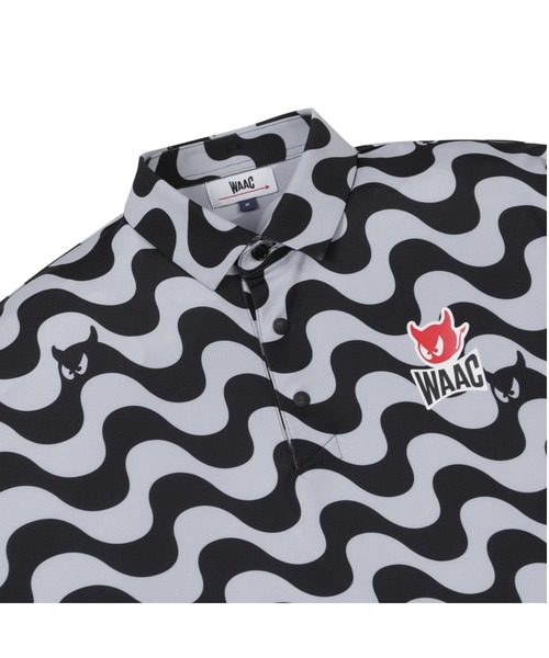 WAAC(ワック)の「MENS WAVE WAACKYポロ(ポロシャツ・メンズ・オレンジ/ブラック・SMALL/MEDIUM/LARGE)」の8枚目の写真