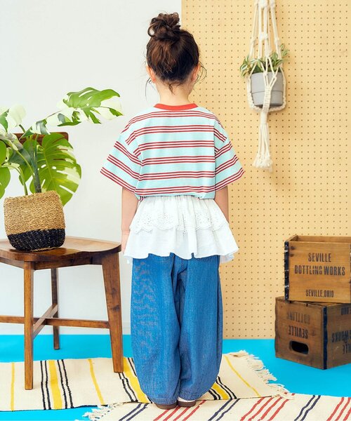 apres les cours(アプレレクール)の「5柄アソート半袖Tシャツ(Tシャツ/カットソー・キッズ・ブルー/レッド/チャコール/アイボリー/その他2・140/130/120/110/100/90/80)」の9枚目の写真