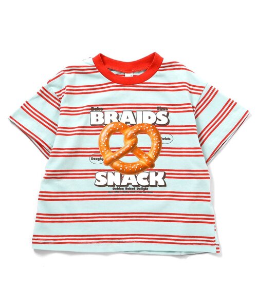 apres les cours(アプレレクール)の「5柄アソート半袖Tシャツ(Tシャツ/カットソー・キッズ・ブルー/レッド/チャコール/アイボリー/その他2・140/130/120/110/100/90/80)」の20枚目の写真