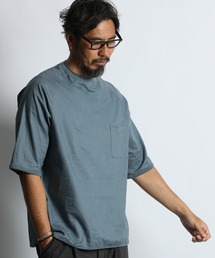The DUFFER of ST.GEORGE(�U�_�t�@�[�I�u�Z���g�W���[�W)��C/L STRETCH HYBRID S/S TEE�F�Ȗ��X�g���b�` �n�C�u���b�hT�V���c / �����f�ރ��O�����X���[�u / �|�P�b�gT / ���E���h�J�b�g(T�V���c/�J�b�g�\�[)