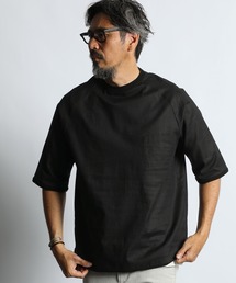 セール】COOLMAX 2LAYERS OVER SIZE HENLEY TEE：2層構造 吸水速乾