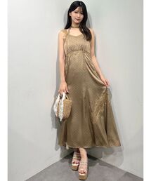 MERCURYDUO（マーキュリーデュオ）の「サテンレース使いキャミワンピース（ワンピース）」