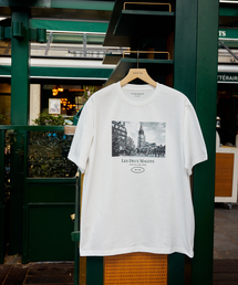 EDIFICE（エディフィス）の「LES DEUX MAGOTS (ドゥマゴ)  フォトTシャツ（Tシャツ/カットソー）」