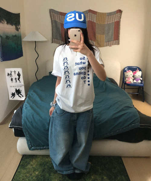 SEW-B(ソービー)の「WS オーバーサイズ半袖Tシャツ(Tシャツ/カットソー・レディース・その他・FREE)」の3枚目の写真