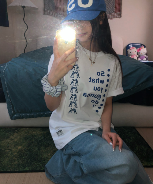 SEW-B(ソービー)の「WS オーバーサイズ半袖Tシャツ(Tシャツ/カットソー・レディース・その他・FREE)」の4枚目の写真