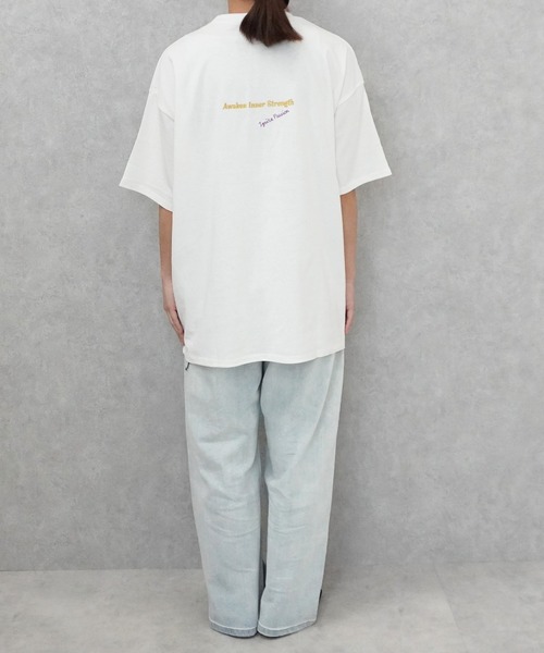 SELECT LEVERY(セレクトリベリー)の「ランダム刺繍ロゴTシャツ(Tシャツ/カットソー・レディース・ブラック/ミント/オフホワイト・FREE)」の22枚目の写真