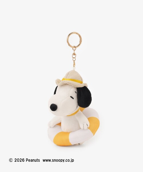 アフタヌーンティー　マスコットキーチャーム浮き輪 ピーナッツぬいぐるみスヌーピー マスコットキーチャーム/浮き輪/PEANUTS（チャーム）｜Afternoon Tea
