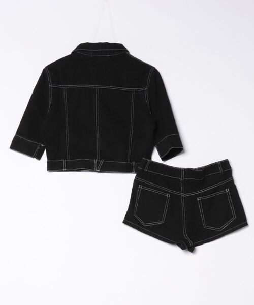 LAMPOON(ランプーン)の「ブラックデニムセットアップ(セットアップ・レディース・ブラック・SMALL/MEDIUM)」の8枚目の写真