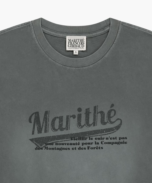 MARITHE + FRANCOIS GIRBAUD(マリテフランソワジルボー)の「GRADATION OVERSIZED DYEING TEE(Tシャツ/カットソー・レディース・チャコール/ブルー・SMALL/LARGE/MEDIUM)」の9枚目の写真