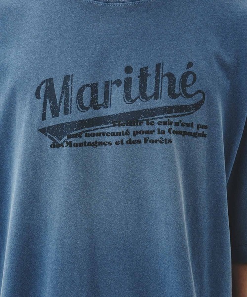 MARITHE + FRANCOIS GIRBAUD(マリテフランソワジルボー)の「GRADATION OVERSIZED DYEING TEE(Tシャツ/カットソー・レディース・チャコール/ブルー・SMALL/LARGE/MEDIUM)」の13枚目の写真