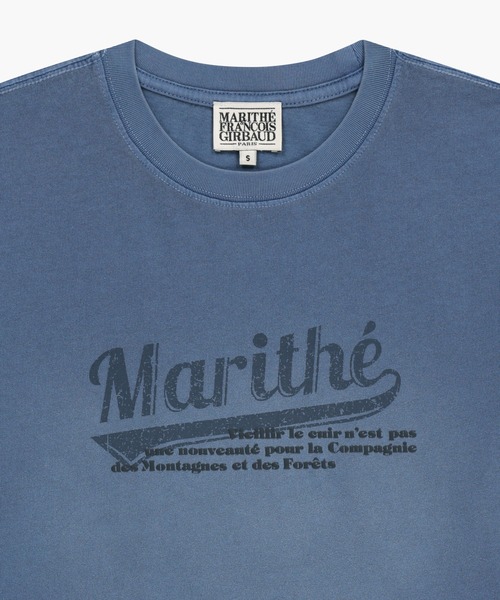MARITHE + FRANCOIS GIRBAUD(マリテフランソワジルボー)の「GRADATION OVERSIZED DYEING TEE(Tシャツ/カットソー・レディース・チャコール/ブルー・SMALL/LARGE/MEDIUM)」の17枚目の写真