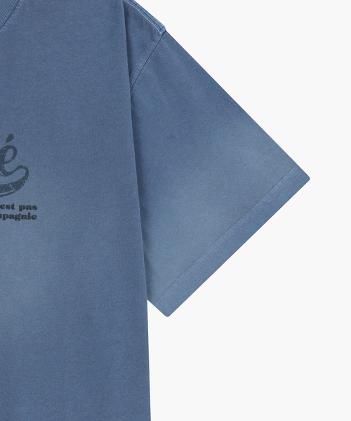 MARITHE + FRANCOIS GIRBAUD(マリテフランソワジルボー)の「GRADATION OVERSIZED DYEING TEE(Tシャツ/カットソー・レディース・チャコール/ブルー・SMALL/LARGE/MEDIUM)」の18枚目の写真