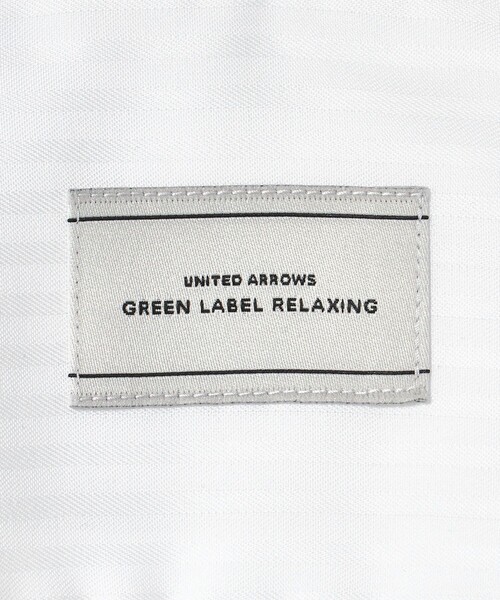 green label relaxing(グリーンレーベルリラクシング)の「コットン シャドウストライプ クレリック ワイドカラー ドレスシャツ -イージーアイロン-(ビジネスシャツ・メンズ・ホワイト・41cm/37cm/38cm/39cm/40cm/42cm/43cm)」の16枚目の写真