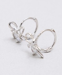 Zoule ゾーラ:bijou ribbon リボン ピアス