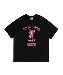 [ベルニ x ロア] ウィズロゴ半袖Tシャツ (ブラック)