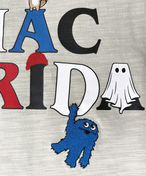 T-MAC OUTING(ティーマック アウティング)の「【T-MAC】スラブ天竺 キャラクターロゴ刺繍&プリント 半袖Tシャツ(Tシャツ/カットソー・メンズ・ベージュ/ホワイト・LL/L/M)」の8枚目の写真