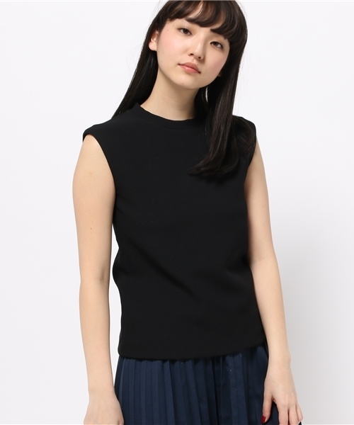OUTLET(アウトレット)の「【'PalinkA】ワッフルCSノースリP/O(シャツ/ブラウス・レディース・ホワイト/ブラック・36/38)」の2枚目の写真