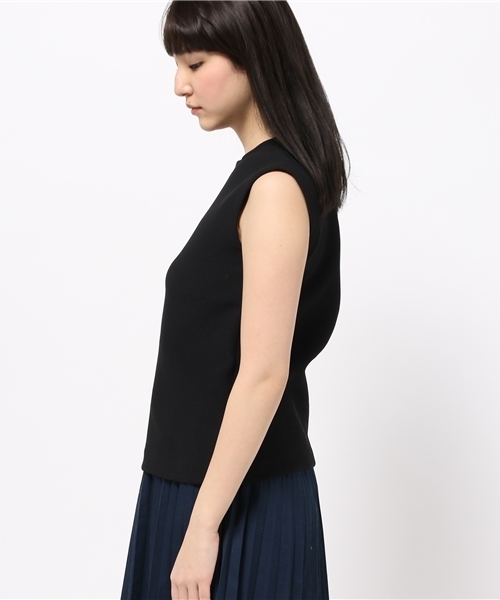 OUTLET(アウトレット)の「【'PalinkA】ワッフルCSノースリP/O(シャツ/ブラウス・レディース・ホワイト/ブラック・36/38)」の4枚目の写真
