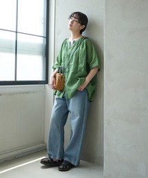 solamonat poche（ソラモナポッシェ）の「ラミーギャザーシャツ（シャツ/ブラウス）」