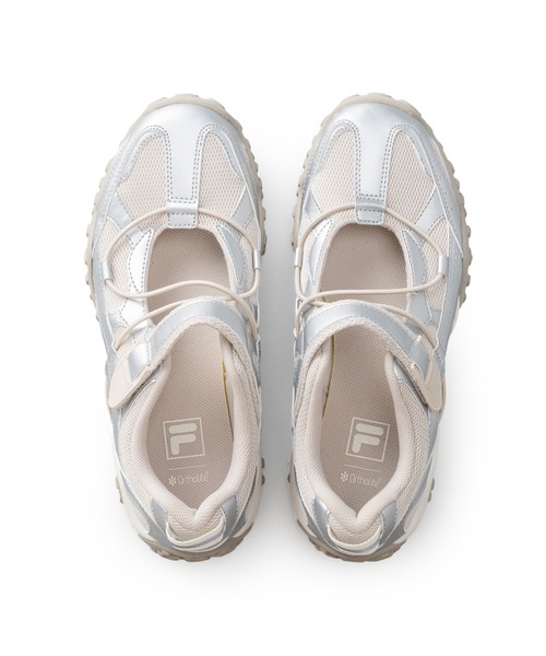 FILA(フィラ)の「FILA ECHAPPE VC v2 / フィラエシャッペブイシーブイ2(スニーカー・レディース・シルバー・23.0cm/23.5cm/24.0cm/24.5cm/25.0cm/25.5cm/26.0cm)」の2枚目の写真