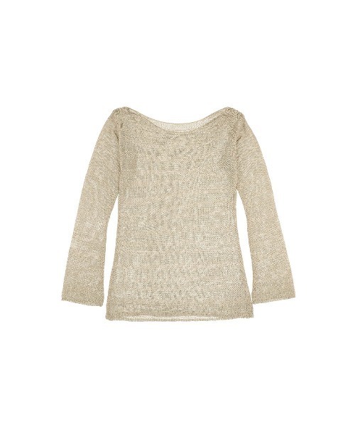 ALEXIA STAM(アリシアスタン)の「Long Sleeve Sheer Knit Top/シアーニットトップス(ニット/セーター・レディース・ブラック/ベージュ・FREE)」の19枚目の写真