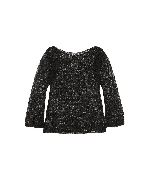 ALEXIA STAM(アリシアスタン)の「Long Sleeve Sheer Knit Top/シアーニットトップス(ニット/セーター・レディース・ブラック/ベージュ・FREE)」の17枚目の写真