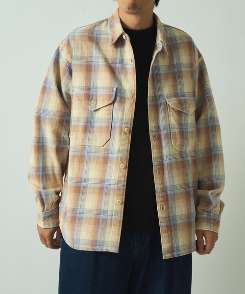 PENDLETON（ペンドルトン）の「【PENDLETON】CPOシャツ ジャケット 6475-5001（シャツ/ブラウス・メンズ・グレー/ブルー/ベージュ・L）」の2枚目の写真