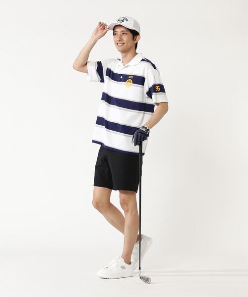 PEARLY GATES（パーリーゲイツ）の「【PEARLY GATES】Peストレッチサッカーショートパンツ（その他パンツ・メンズ・ホワイト/ネイビー/イエロー系その他3・SMALL/MEDIUM/LARGE/X-LARGE/XX-LARGE）」の9枚目の写真