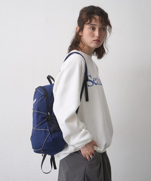 SEADAM（シーダム）の「【WEB限定】SEADAM裏起毛ロゴスウェット（スウェット・レディース・ネイビー/グレー/ブラック/チャコールグレー/ホワイト・LARGE/MEDIUM）」の12枚目の写真