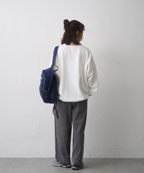 SEADAM（シーダム）の「【WEB限定】SEADAM裏起毛ロゴスウェット（スウェット・レディース・ネイビー/グレー/ブラック/チャコールグレー/ホワイト・LARGE/MEDIUM）」の16枚目の写真