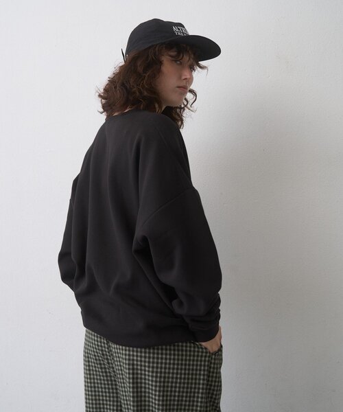 SEADAM（シーダム）の「【WEB限定】SEADAM裏起毛ロゴスウェット（スウェット・レディース・ネイビー/グレー/ブラック/チャコールグレー/ホワイト・LARGE/MEDIUM）」の22枚目の写真