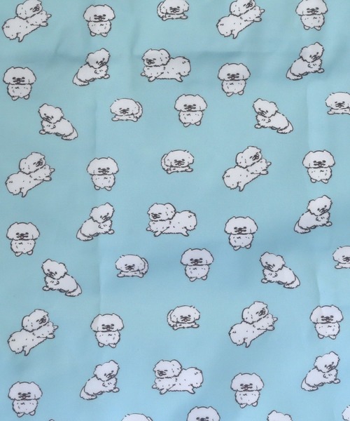 colleca la(コレカラ)の「ドッグプリント ショッピング保冷エコバッグ(エコバッグ/サブバッグ・レディース・ライトブルー/ブルー/ピンク/パープル・FREE)」の12枚目の写真