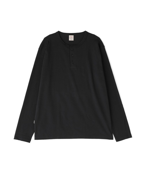 AVIREX(アヴィレックス)の「《DAILY/デイリー》BIG SIZE RIB L/S HENLEY NECK T-SHIRT / デイリー ビックサイズ リブ ヘンリーネック 長袖Tシャツ / AVIREX / アヴィレックス(Tシャツ/カットソー・メンズ・グレー/ホワイト/ブラック/ロイヤルブルー/チャコール・XXXX-LARGE/XX-LARGE/XXXXX-LARGE/XXX-LARGE)」の12枚目の写真