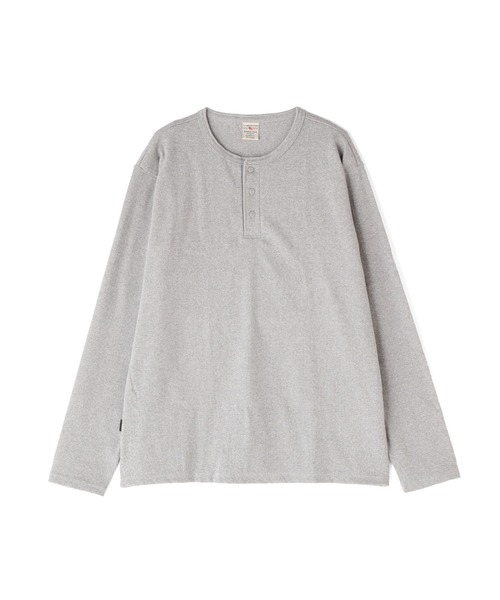 AVIREX(アヴィレックス)の「《DAILY/デイリー》BIG SIZE RIB L/S HENLEY NECK T-SHIRT / デイリー ビックサイズ リブ ヘンリーネック 長袖Tシャツ / AVIREX / アヴィレックス(Tシャツ/カットソー・メンズ・グレー/ホワイト/ブラック/ロイヤルブルー/チャコール・XXXX-LARGE/XX-LARGE/XXXXX-LARGE/XXX-LARGE)」の15枚目の写真