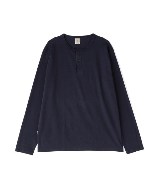 AVIREX(アヴィレックス)の「《DAILY/デイリー》BIG SIZE RIB L/S HENLEY NECK T-SHIRT / デイリー ビックサイズ リブ ヘンリーネック 長袖Tシャツ / AVIREX / アヴィレックス(Tシャツ/カットソー・メンズ・グレー/ホワイト/ブラック/ロイヤルブルー/チャコール・XXXX-LARGE/XX-LARGE/XXXXX-LARGE/XXX-LARGE)」の18枚目の写真
