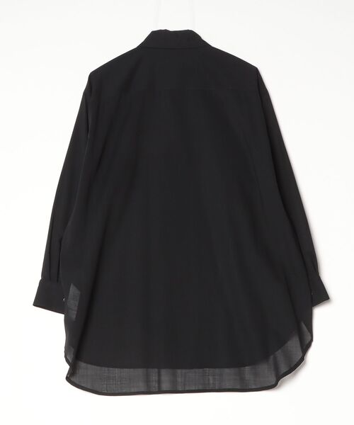 ROBES&CONFECTIONS（ローブスコンフェクションズ）の「Robes&Confections/ローブス&コンフェクションズ/ウールシャンブレーボイルシャツ（Tシャツ/カットソー・レディース・ブルー/チャコールグレー/ホワイト系2/ブラック・3）」の5枚目の写真