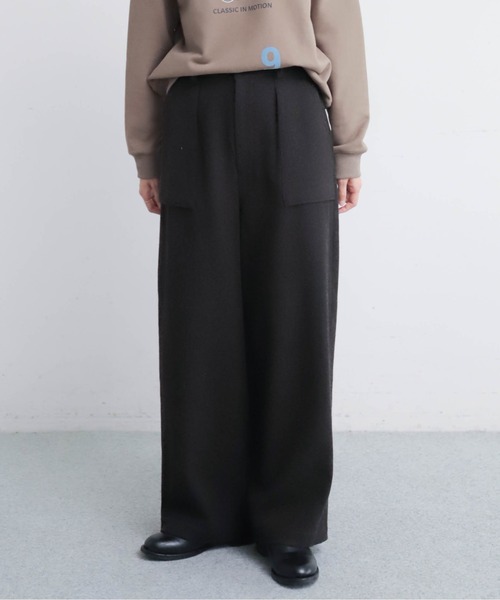 予約】TWツイード ベイカーパンツ | NOMBRE IMPAIR