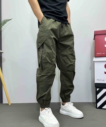 ampm（エーエムピーエム）の「ミリタリージョガーカーゴパンツ（カーゴパンツ）」