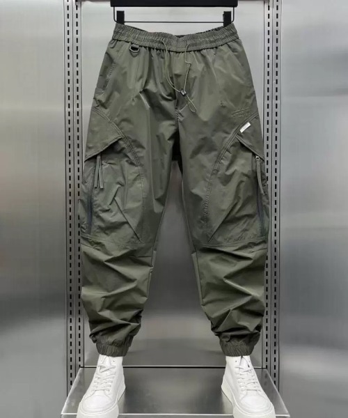 ampm(エーエムピーエム)の「ミリタリージョガーカーゴパンツ(カーゴパンツ・メンズ・ブラック/カーキ・M/L/XL)」の16枚目の写真