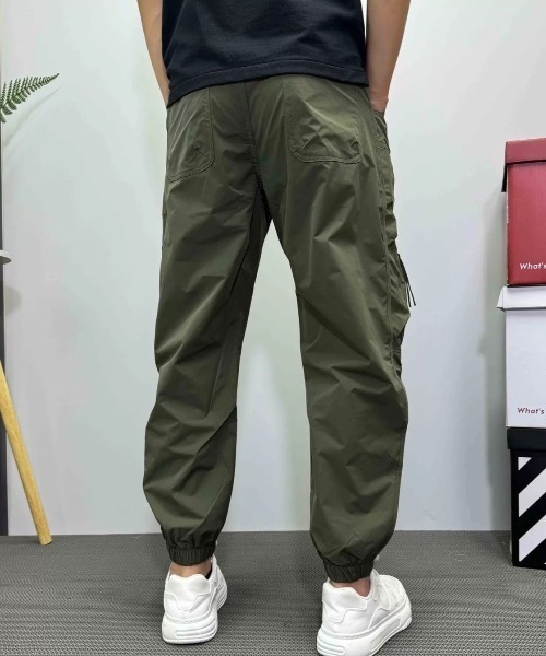 ampm(エーエムピーエム)の「ミリタリージョガーカーゴパンツ(カーゴパンツ・メンズ・ブラック/カーキ・M/L/XL)」の4枚目の写真