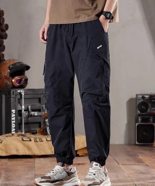 ampm(エーエムピーエム)の「ミリタリージョガーカーゴパンツ(カーゴパンツ・メンズ・ブラック/カーキ・M/L/XL)」の7枚目の写真
