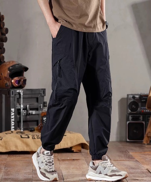 ampm(エーエムピーエム)の「ミリタリージョガーカーゴパンツ(カーゴパンツ・メンズ・ブラック/カーキ・M/L/XL)」の8枚目の写真