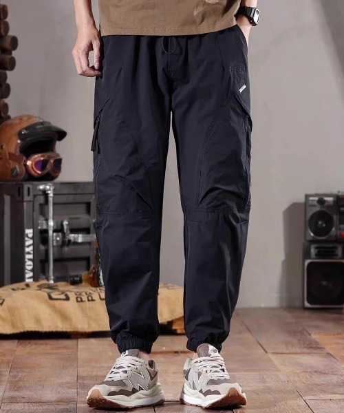 ampm(エーエムピーエム)の「ミリタリージョガーカーゴパンツ(カーゴパンツ・メンズ・ブラック/カーキ・M/L/XL)」の9枚目の写真