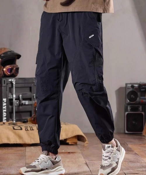 ampm(エーエムピーエム)の「ミリタリージョガーカーゴパンツ(カーゴパンツ・メンズ・ブラック/カーキ・M/L/XL)」の10枚目の写真