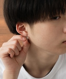 ステンレスフープピアス