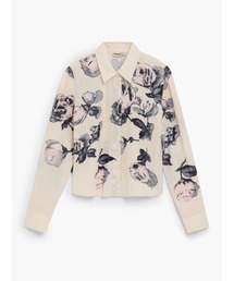 Vintage floral crop shirt / ヴィンテージフローラルクロップシャツ