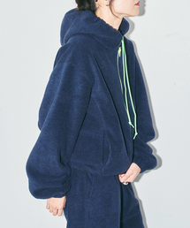 FLEECE ZIP HOODIE：フリースパーカー
